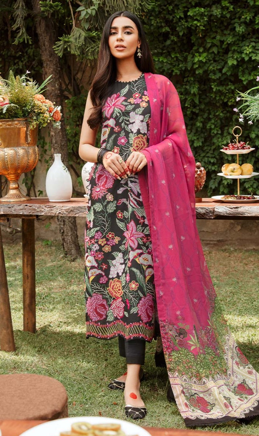 Raven Muse | Cross Stitch | Mehrbano Eid Collection 2022