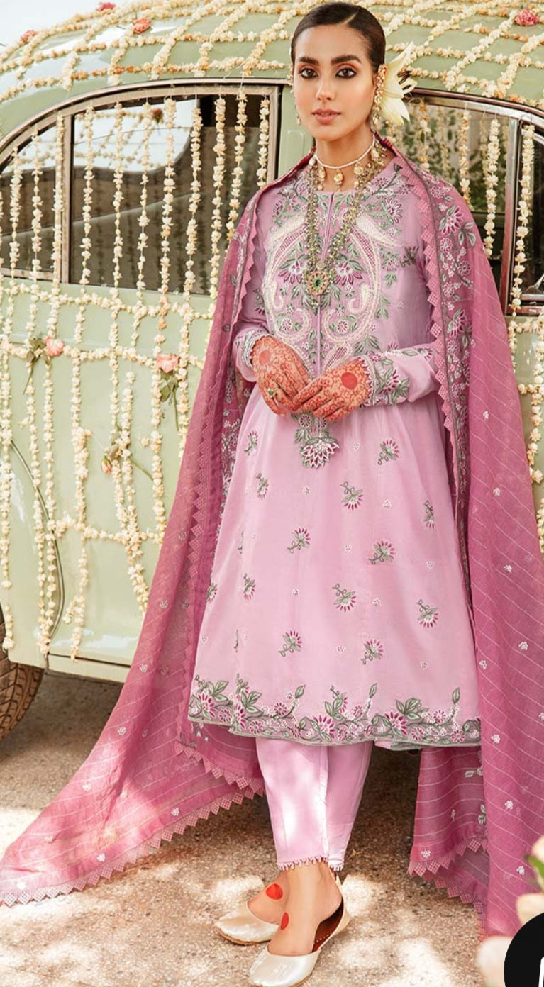 Vibrant Suede | Cross Stitch | Mehrbano Eid Collection 2022