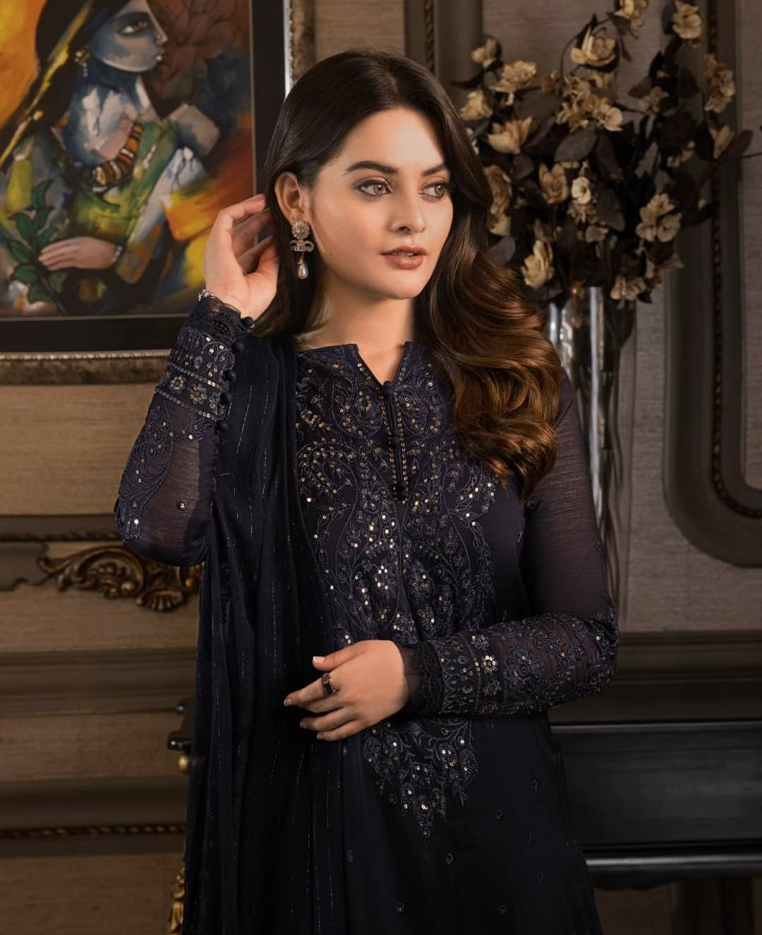 AJIM-04 | Asim Jofa | Iqra And Minal Edit | Unstitched Collection 2022