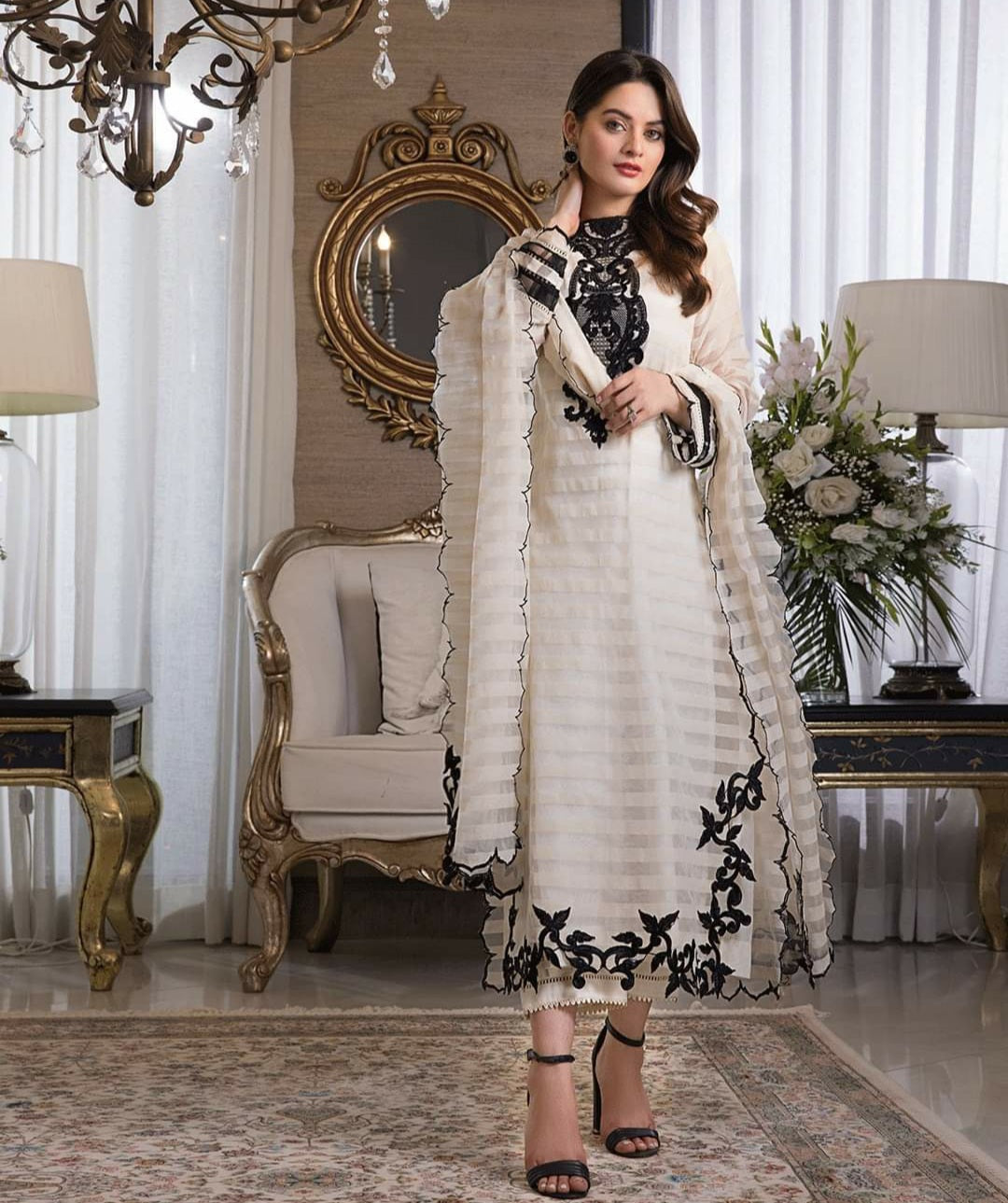 AJIM-02 | Asim Jofa | Iqra And Minal Edit | Unstitched Collection 2022