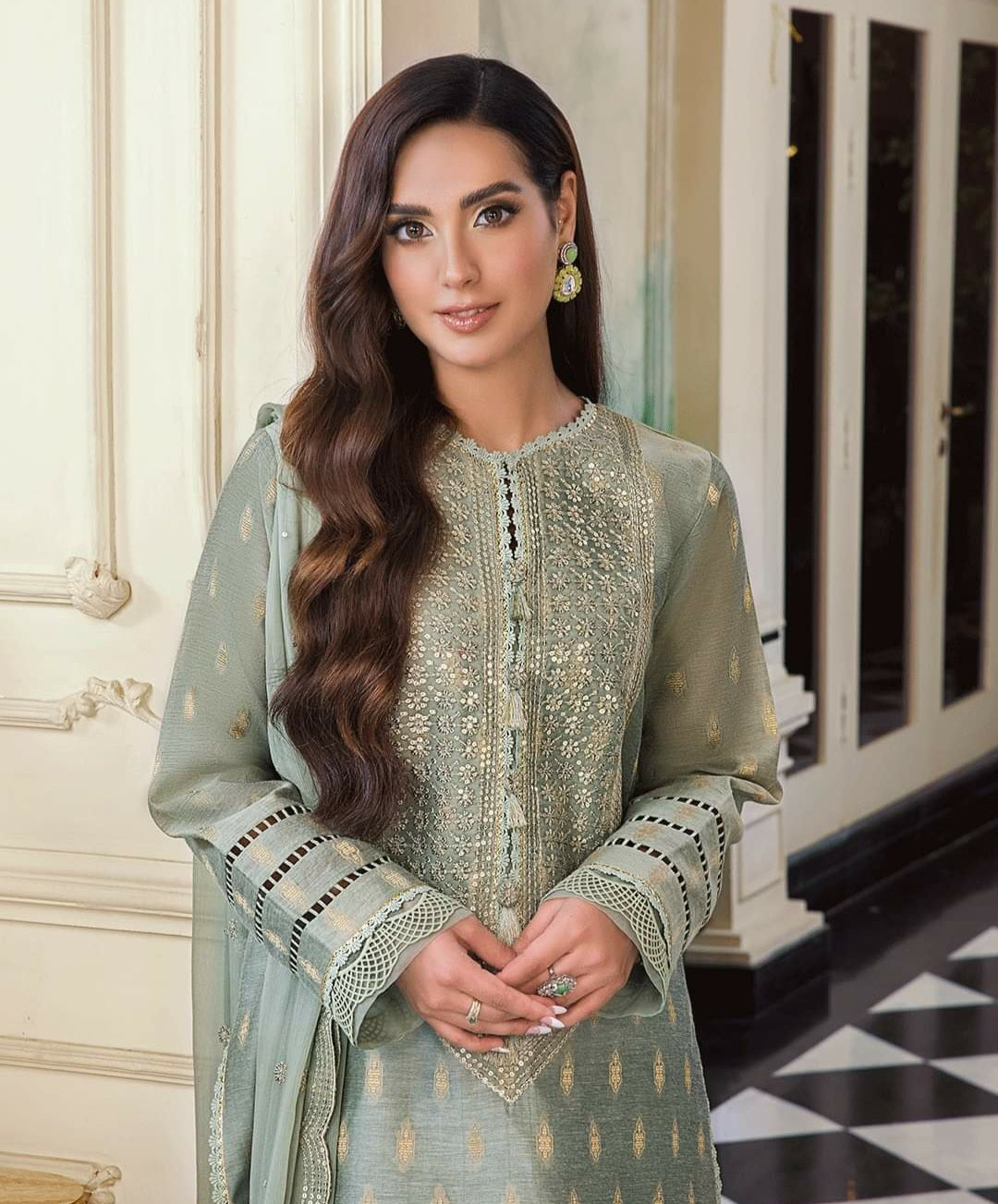 AJIM-01 | Asim Jofa | Iqra And Minal Edit | Unstitched Collection 2022