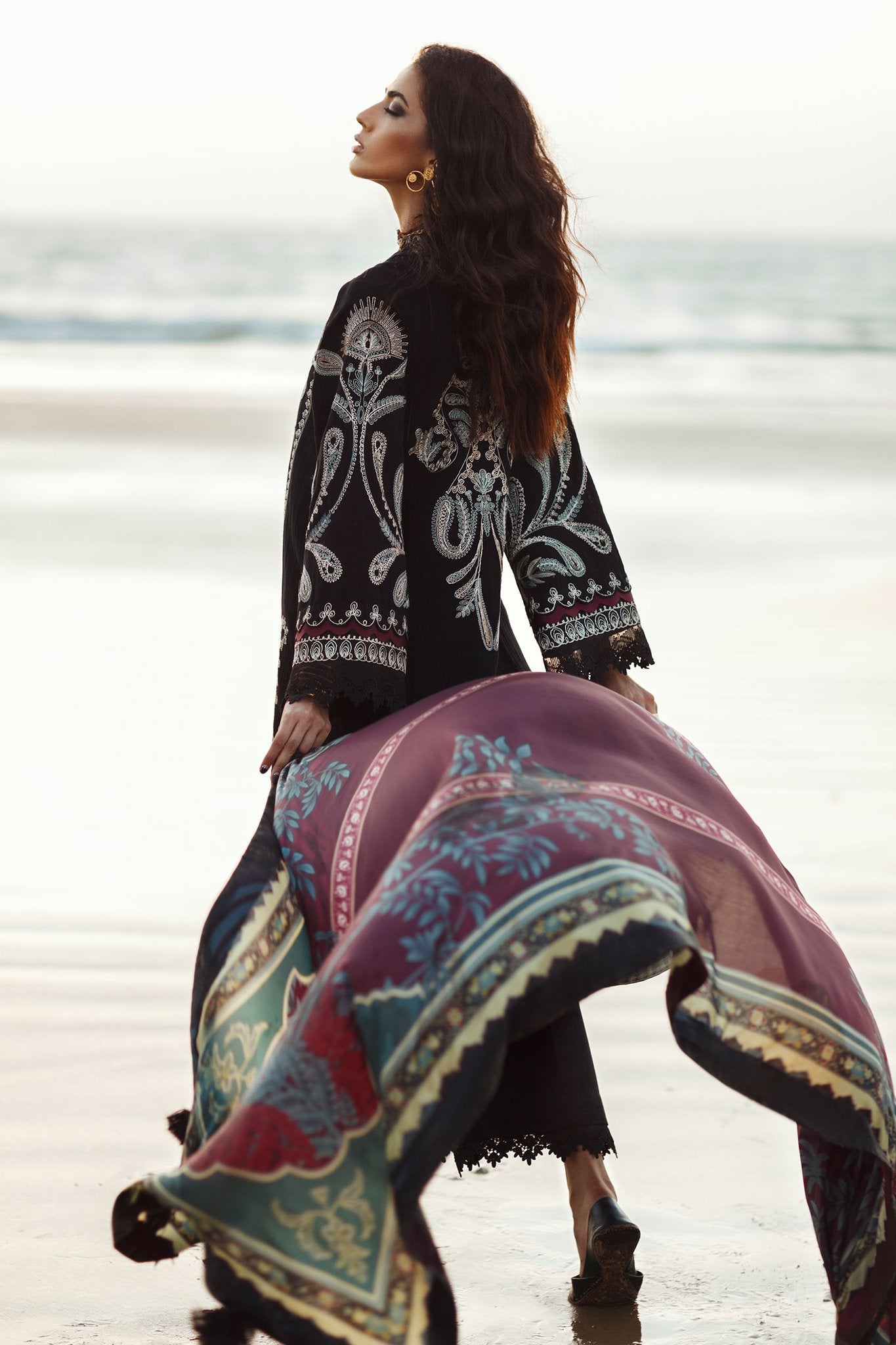 EW-01 Kohi Marri (ELAN - Winter Shawl & Silk)