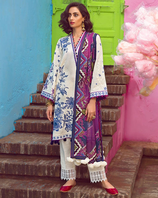 Shalimar ZW-10 (Zaha - Nafeesa Aur Taalia Unstitched Winter Collection)
