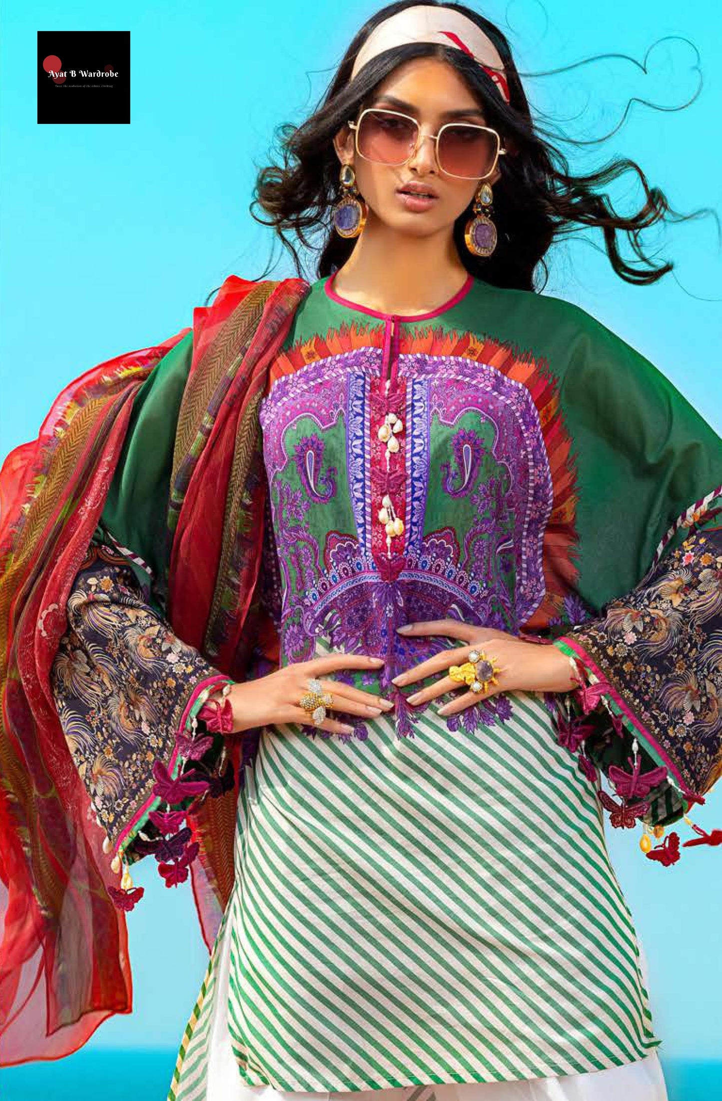 21 B (2 Pcs) | Sana Safinaz | Muzlin Spring/Summer Vol. 1 Collection 2020