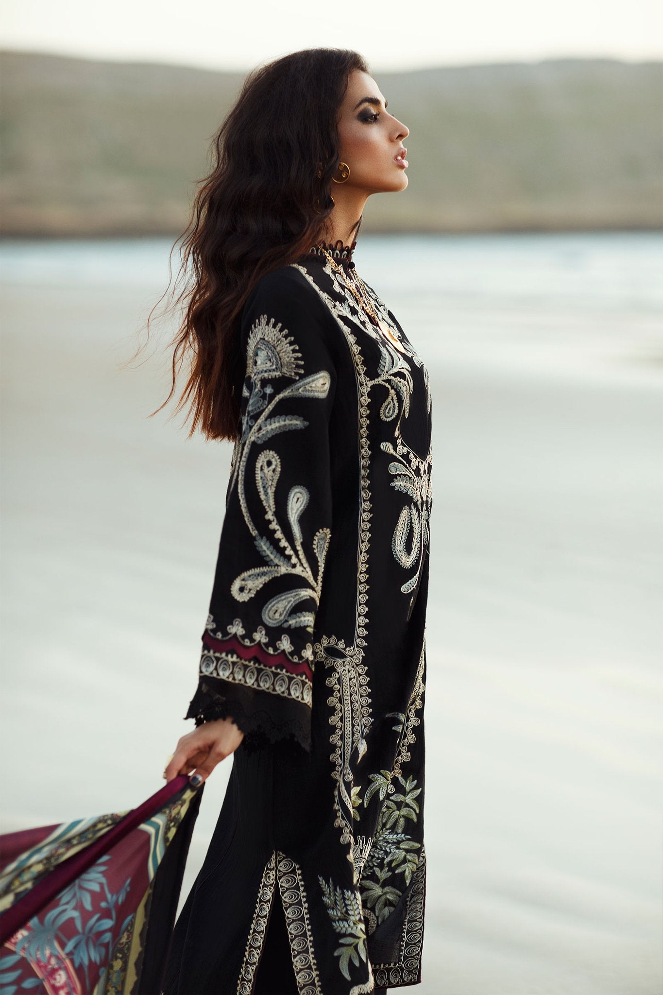 EW-01 Kohi Marri (ELAN - Winter Shawl & Silk)