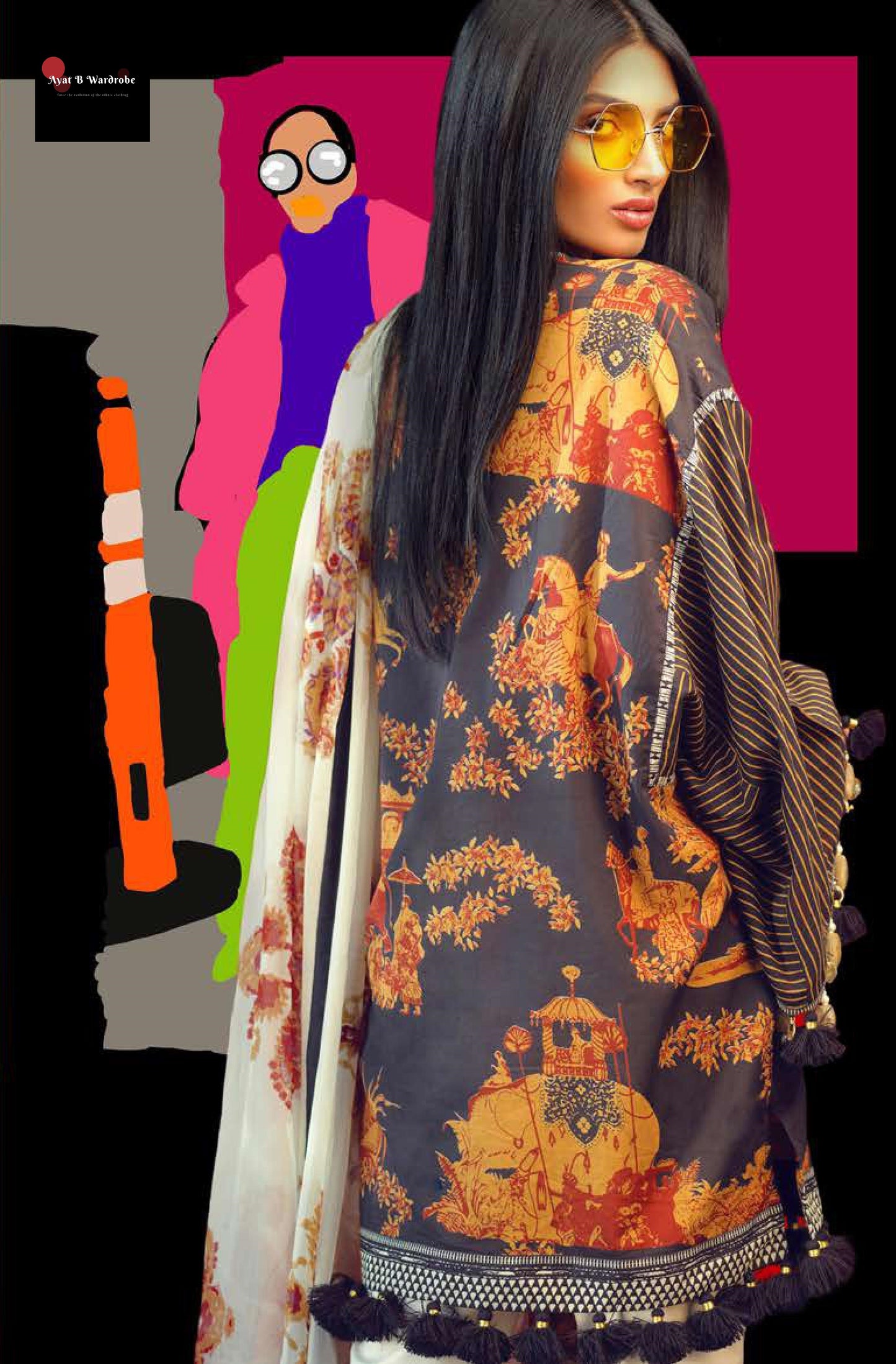 23 A (2 Pcs) | Sana Safinaz | Muzlin Spring/Summer Vol. 1 Collection 2020