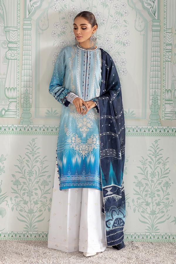 Malina | Baroque | Fuchsia Lawn Collection | 2021