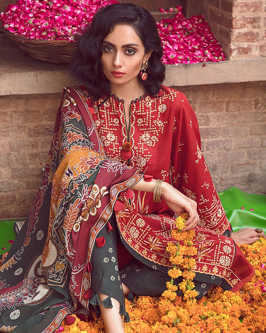 Rang Mahal ZW-09 (Zaha - Nafeesa Aur Taalia Unstitched Winter Collection)