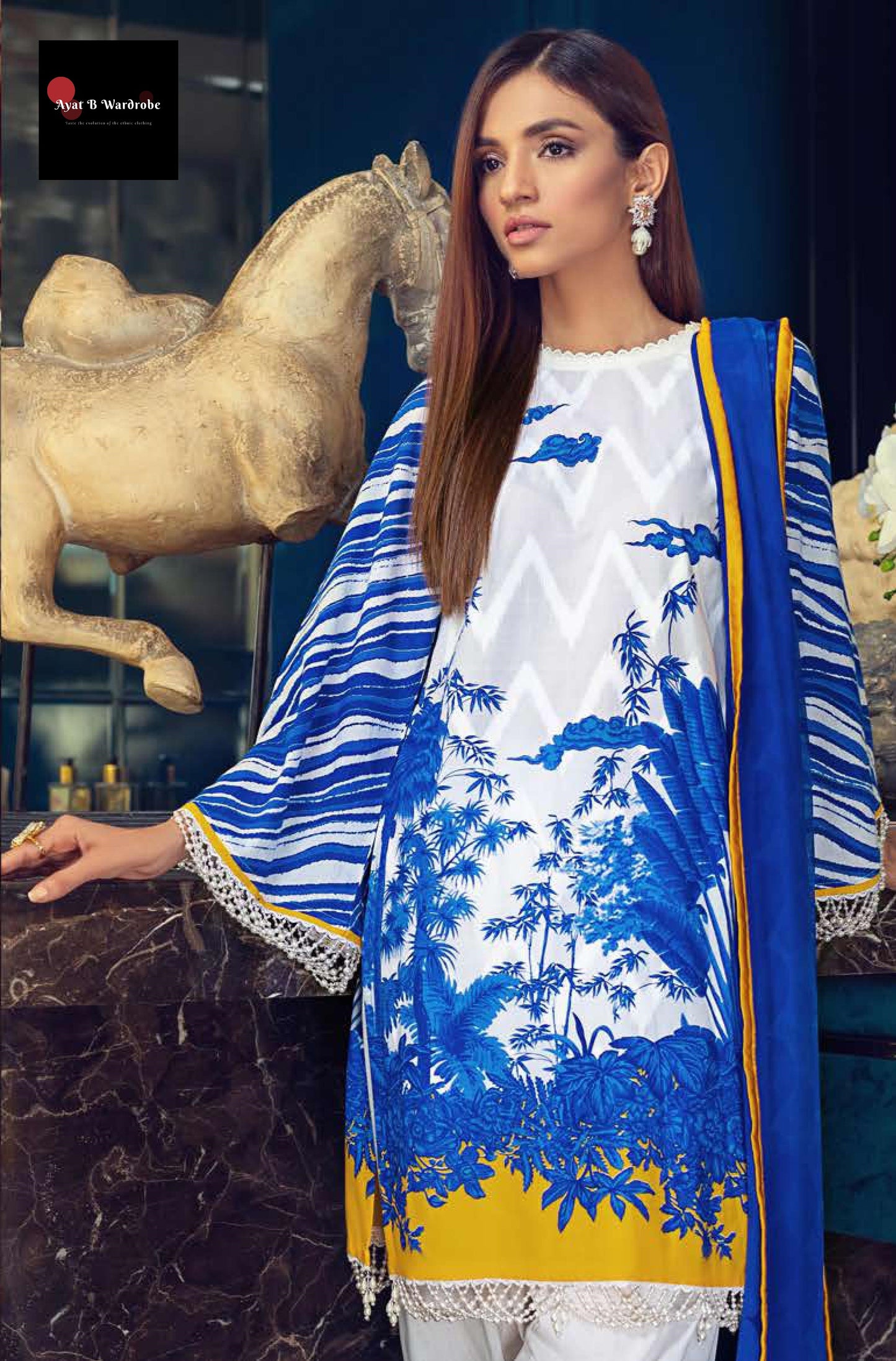 25 A (2 Pcs) | Sana Safinaz | Muzlin Spring/Summer Vol. 1 Collection 2020