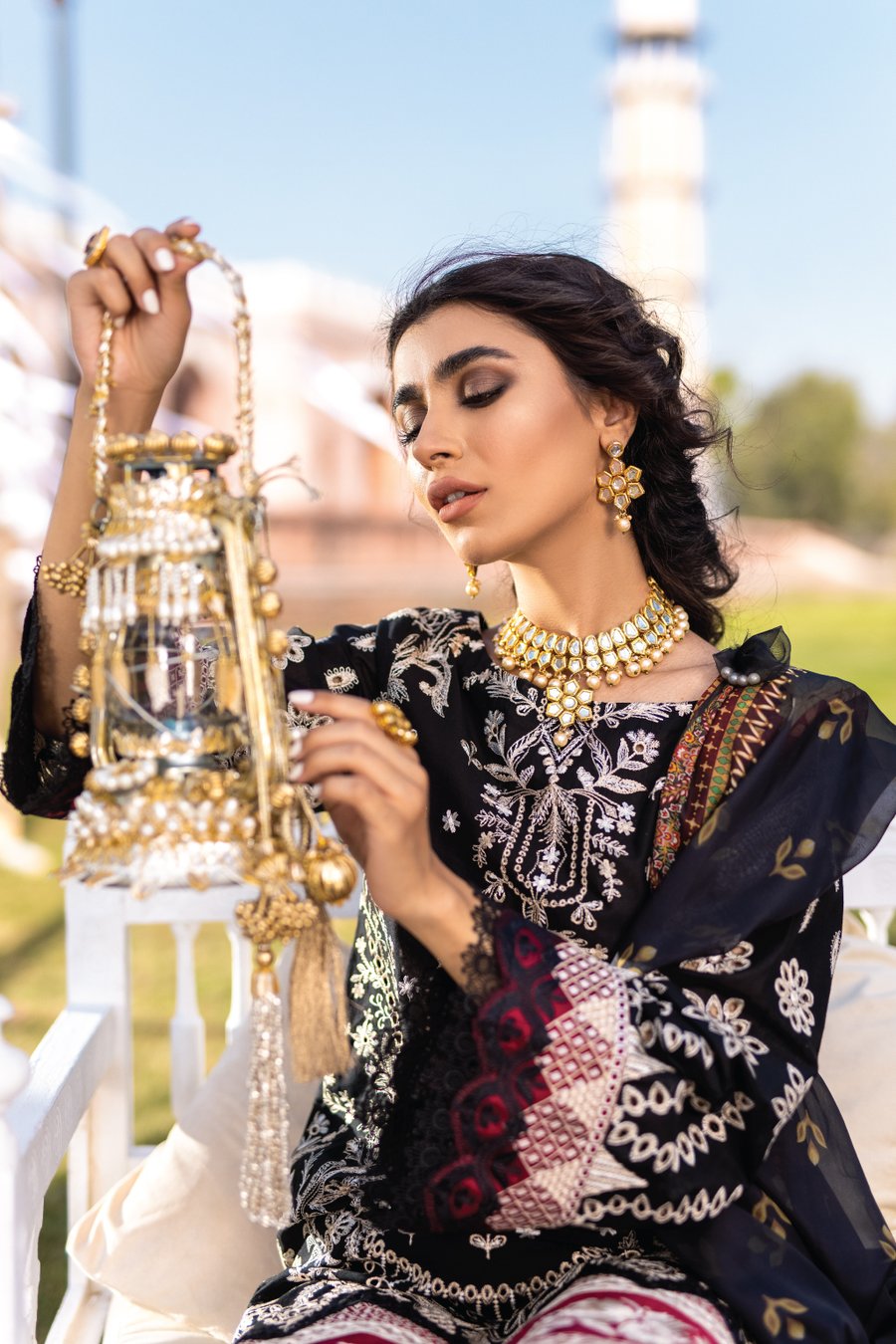 FL-08 QADEEM (3PC) | Iznik Festive Lawn Collection 2021