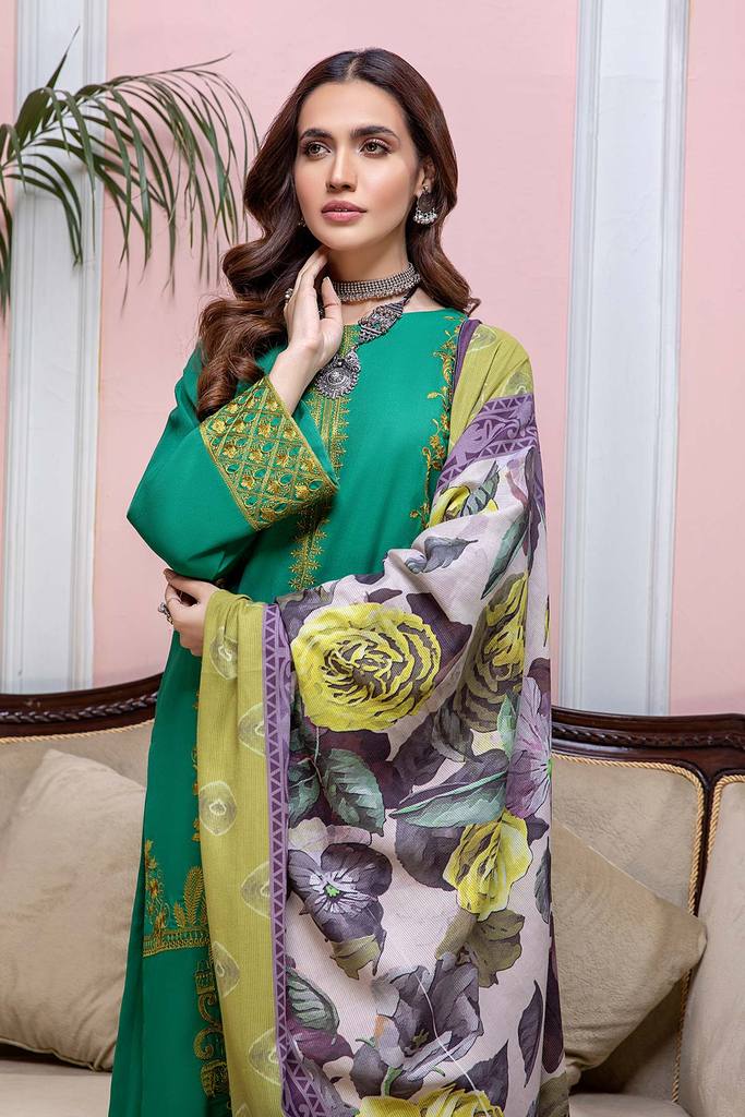 CMW - 07 | Charizma | Unstitched Embroidered Acro Marina With Wool Shawl Collection 2021