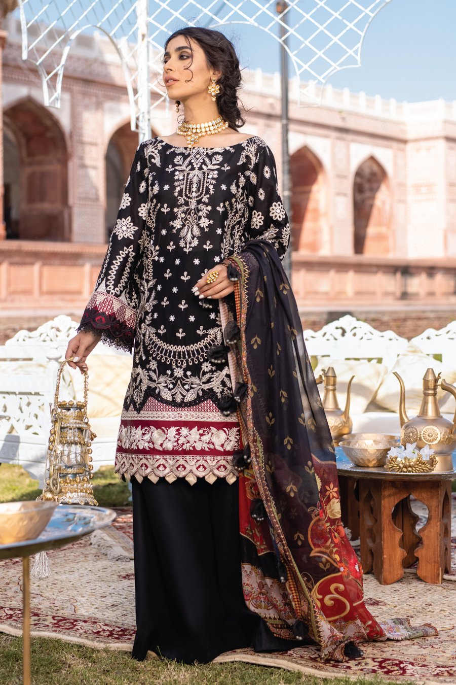 FL-08 QADEEM (3PC) | Iznik Festive Lawn Collection 2021