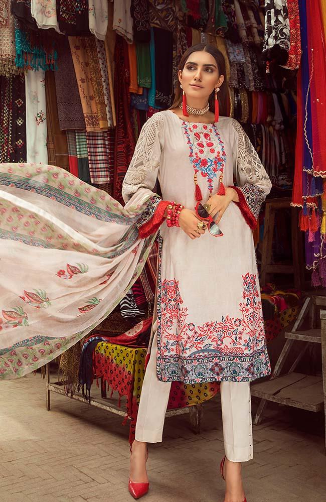 RNE20 - 02A | ALZOHAIB | Rung Embroidered Collection'20