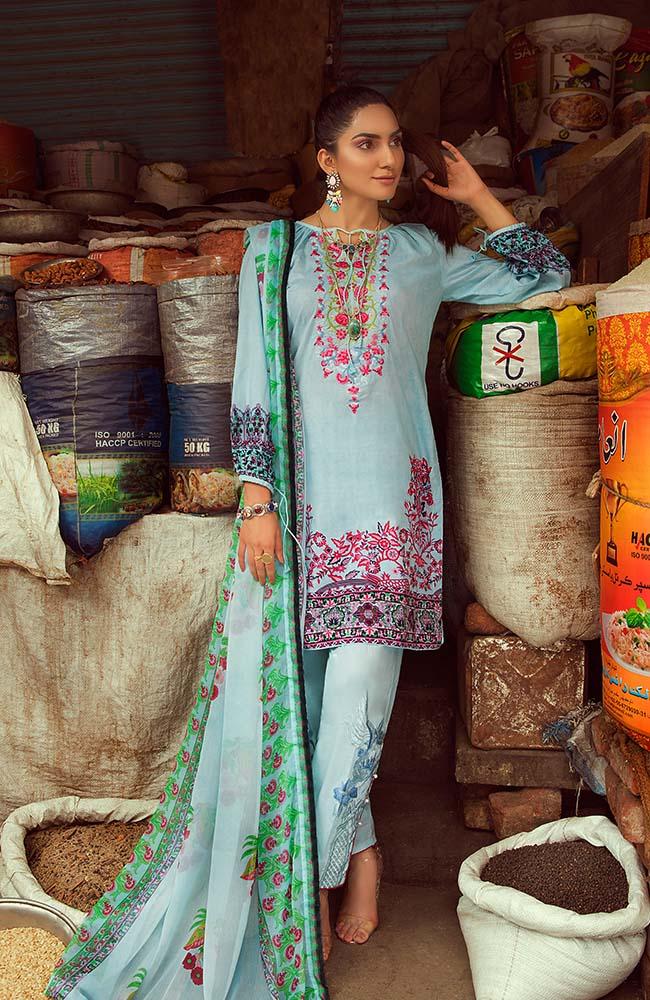 RNE20 - 02B | ALZOHAIB | Rung Embroidered Collection'20