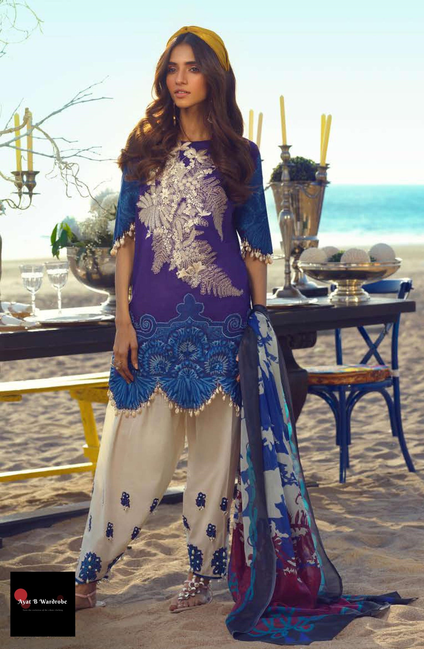 02 B (3 Pcs) | Sana Safinaz | Muzlin Spring/Summer Vol. 1 Collection 2020