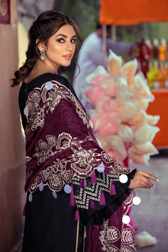 Wisdom Pearle-Ple ELS-08 | Charizma | Signature | Unstitched Embroidered Lawn | Chapter 01