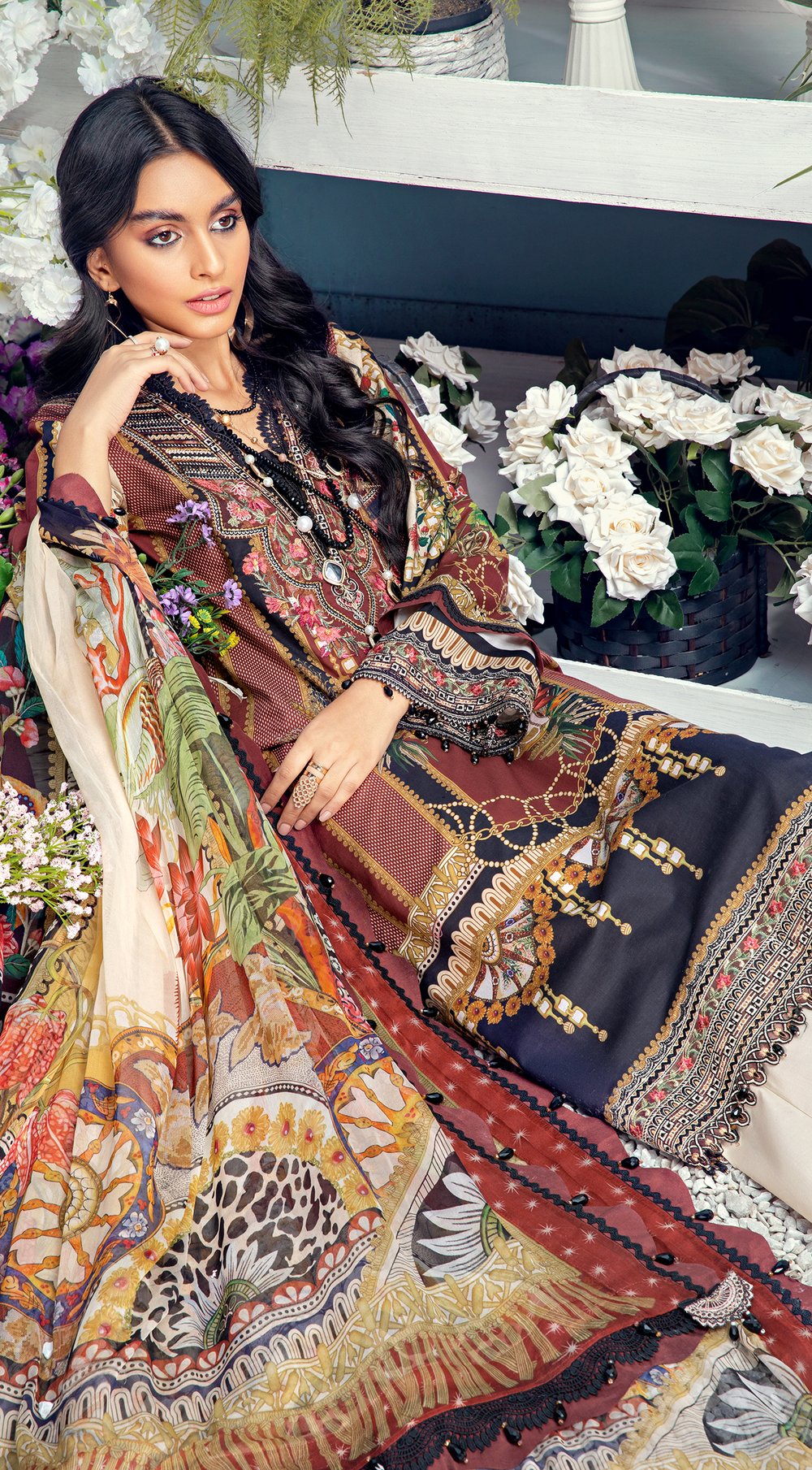 Liana- VL21-02-B | Anaya Viva Lawn 2021
