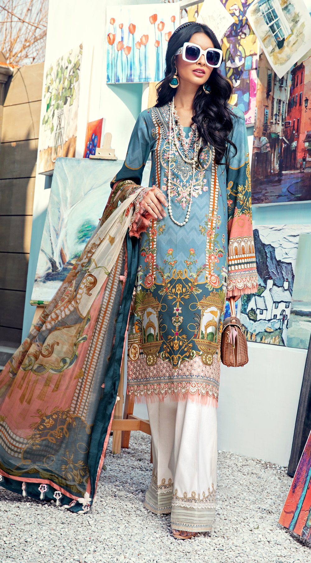 Nora - VL21-03-B | Anaya Viva Lawn 2021