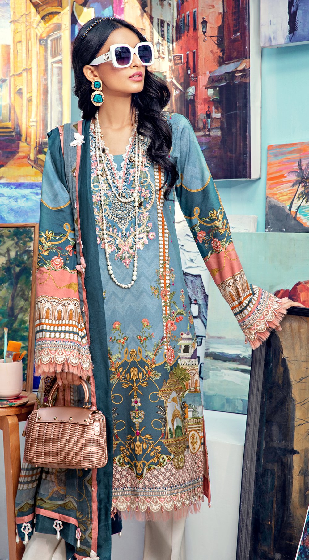 Nora - VL21-03-B | Anaya Viva Lawn 2021