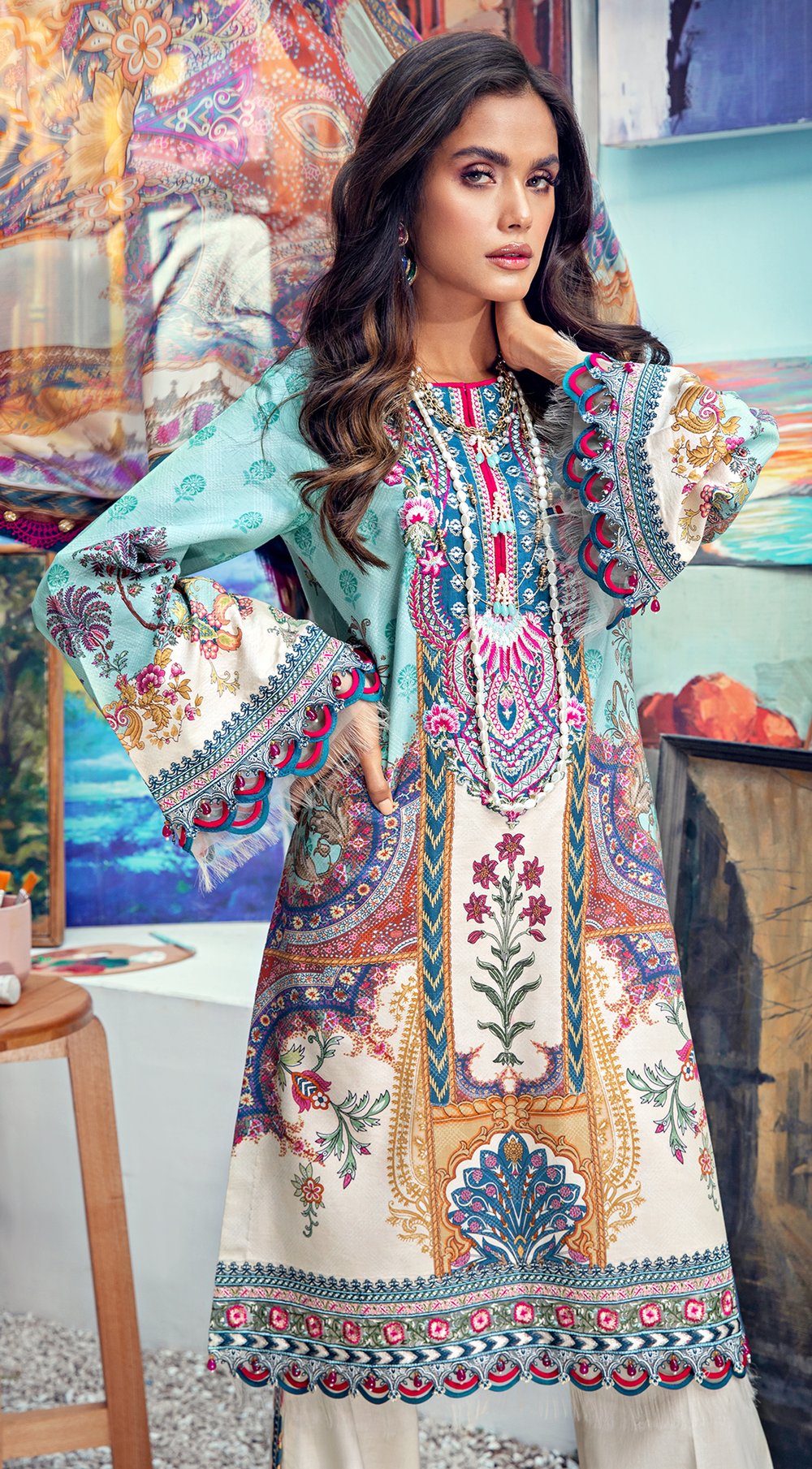 Alice - VL21-04-A | Anaya Viva Lawn 2021