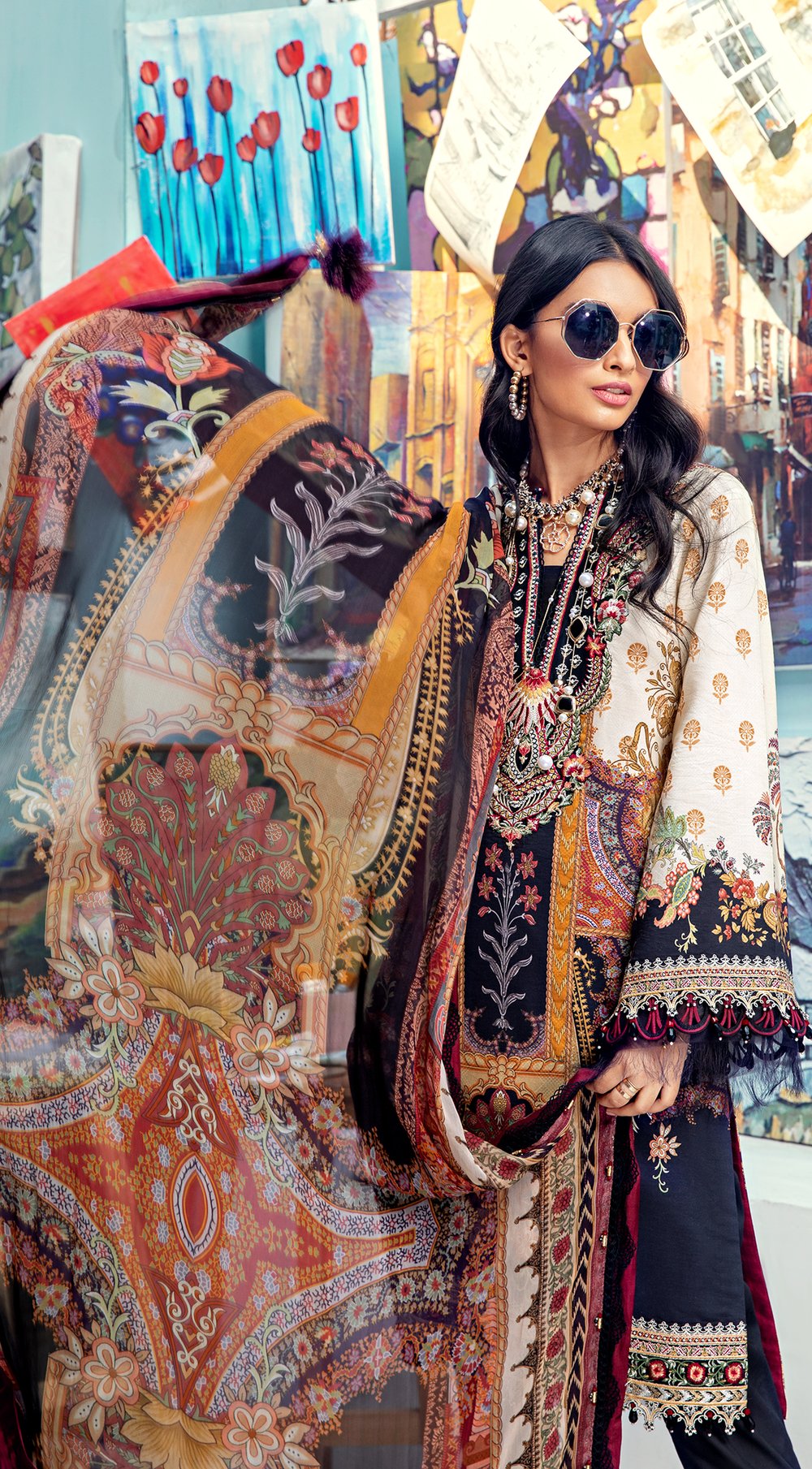 Aria  - VL21-04-B | Anaya Viva Lawn 2021