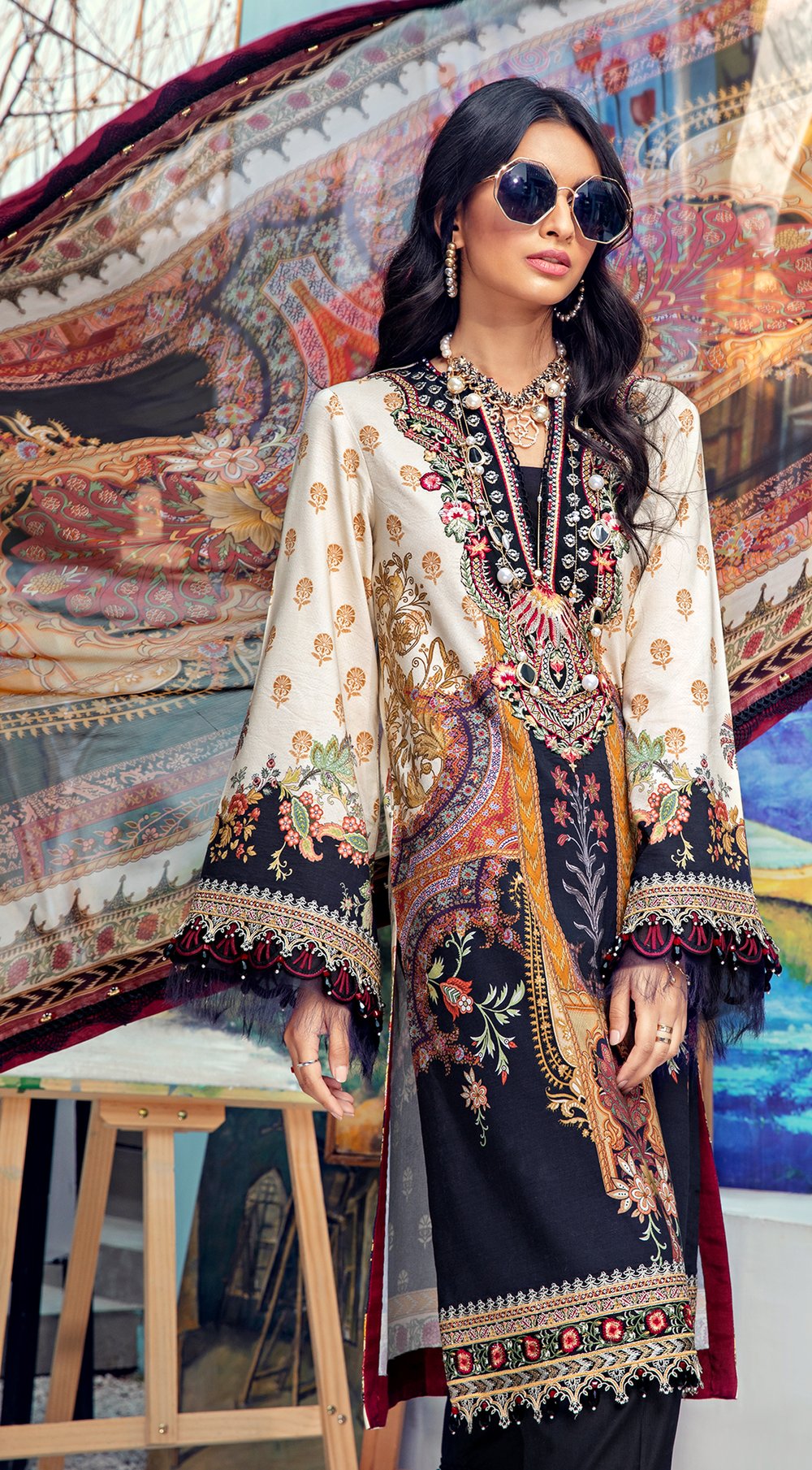 Aria  - VL21-04-B | Anaya Viva Lawn 2021
