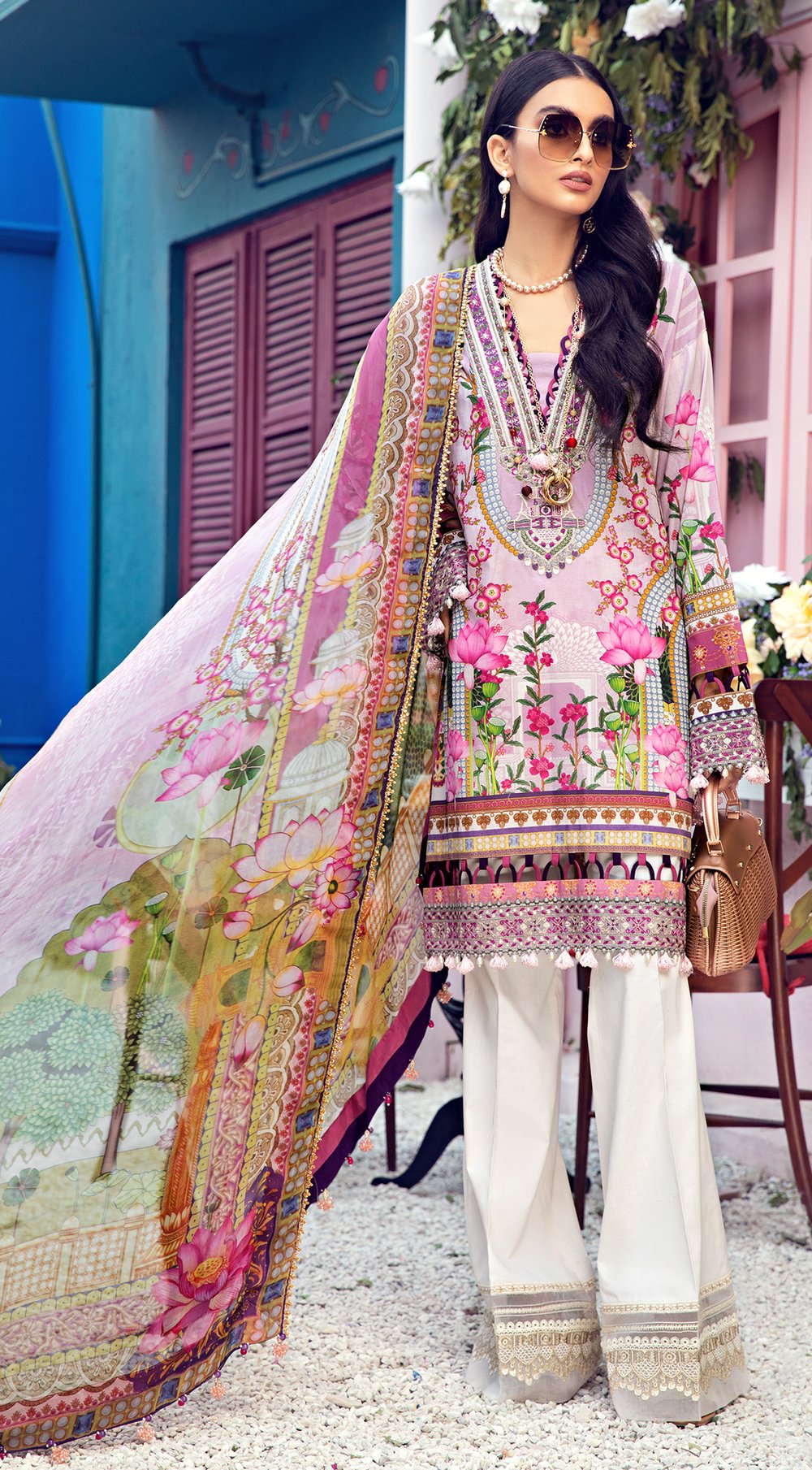 Leena - VL21-08-B | Anaya Viva Lawn 2021