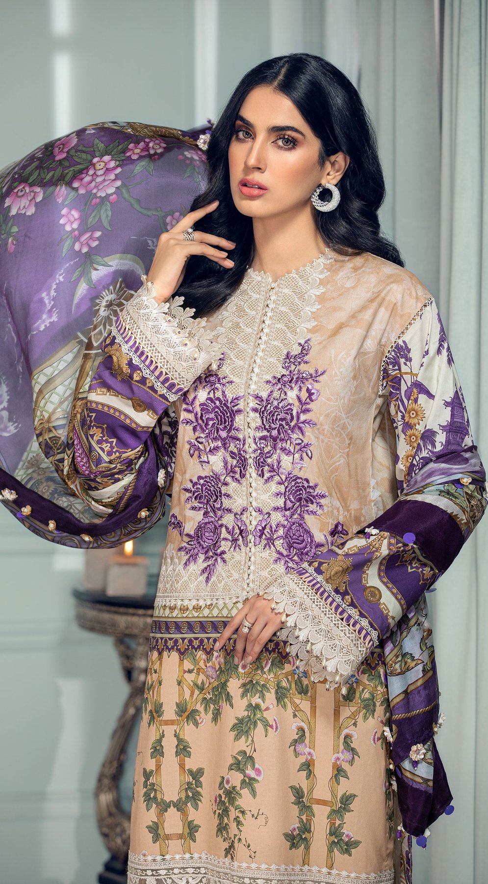 ALESIA | ANAYA by Kiran Chaudhry | L'Amour de vie | Lawn Collection