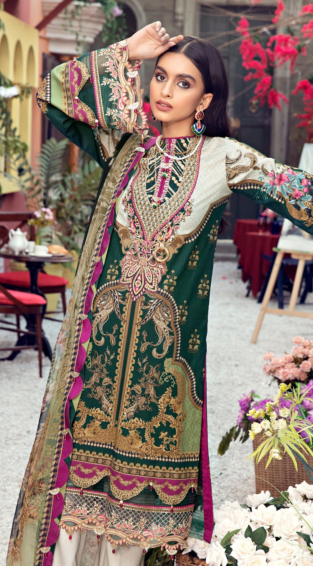 Linda - VL21-09-B| Anaya Viva Lawn 2021
