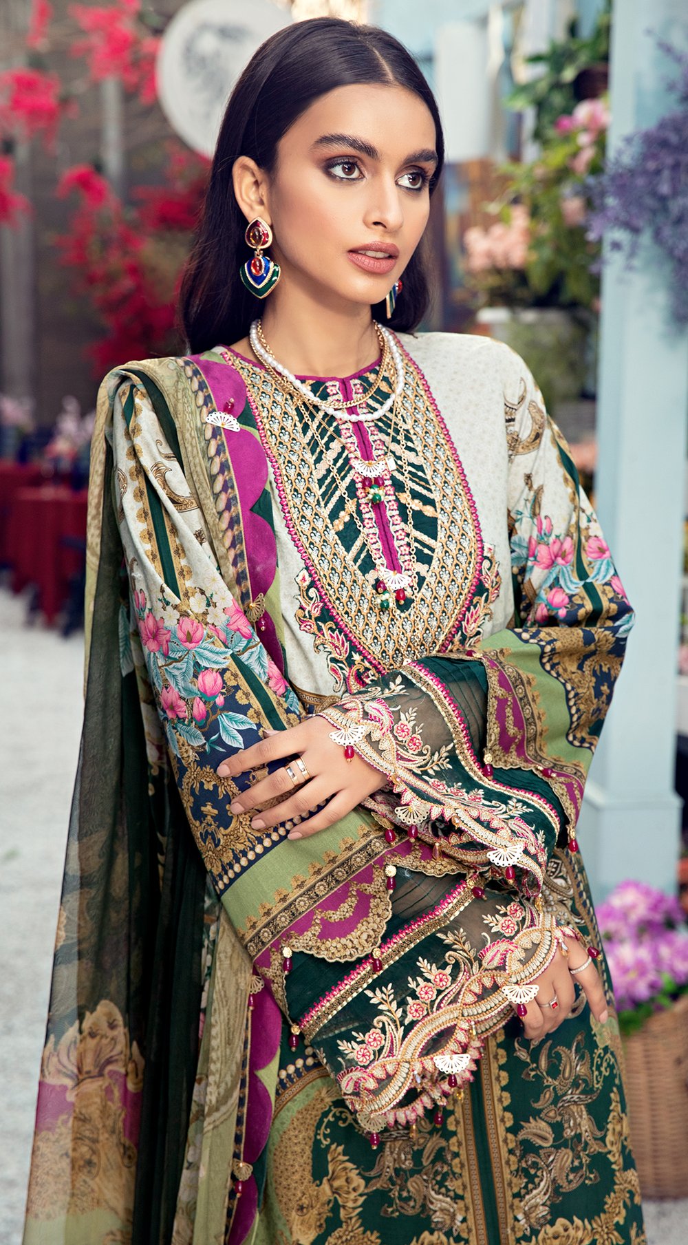 Linda - VL21-09-B| Anaya Viva Lawn 2021