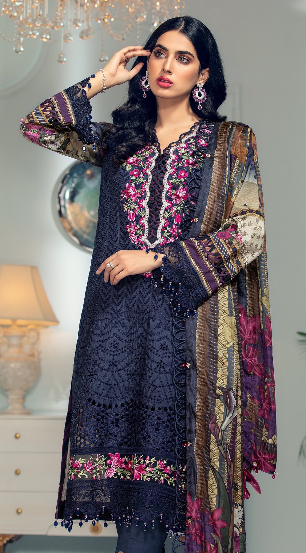 DAHLIA | ANAYA by Kiran Chaudhry | L'Amour de vie | Lawn Collection