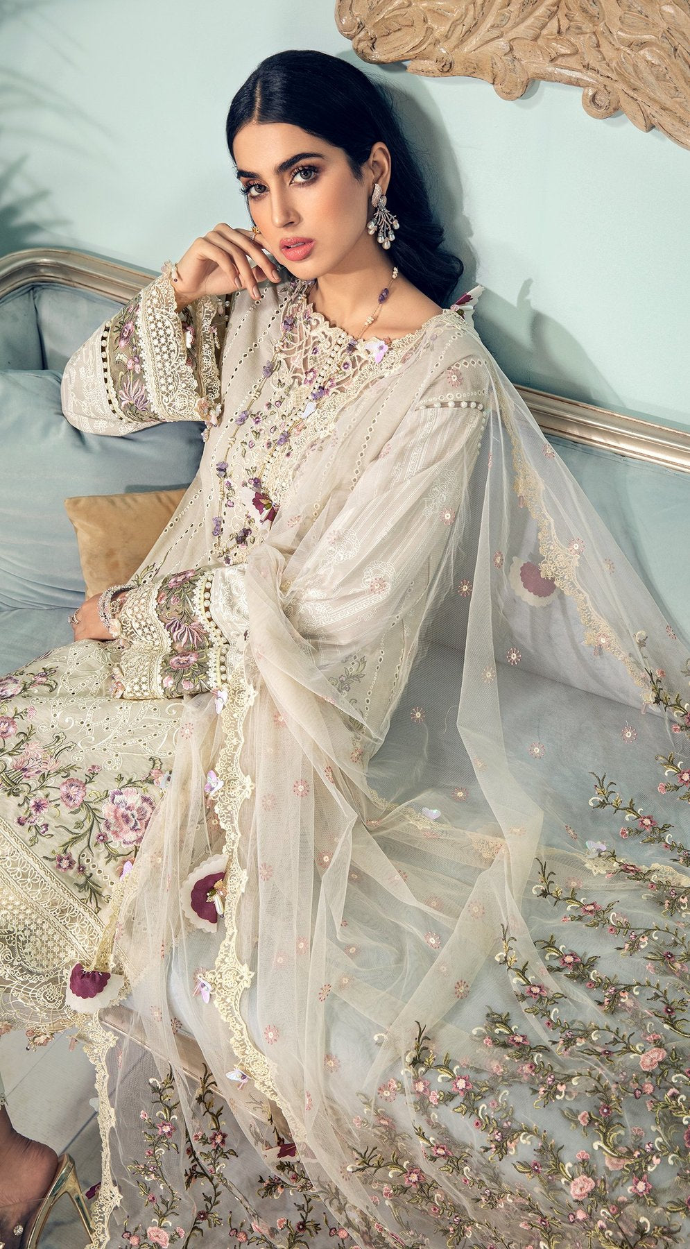 DELIA | ANAYA by Kiran Chaudhry | L'Amour de vie | Lawn Collection