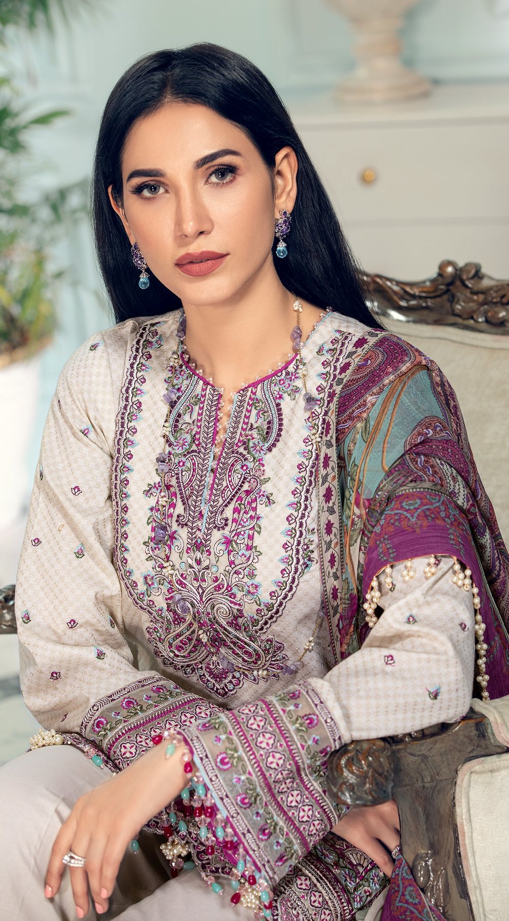 NATALIE | ANAYA by Kiran Chaudhry | L'Amour de vie | Lawn Collection