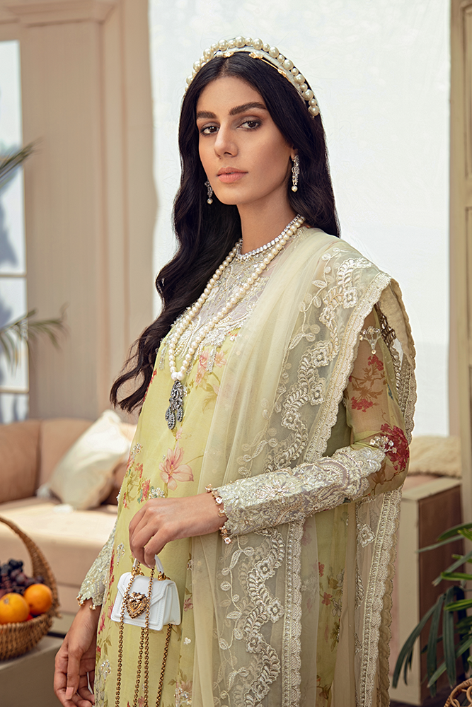 Meadows (Unsticthed) | Suffuse by Sana Yasir | Freesia Luxury Edition