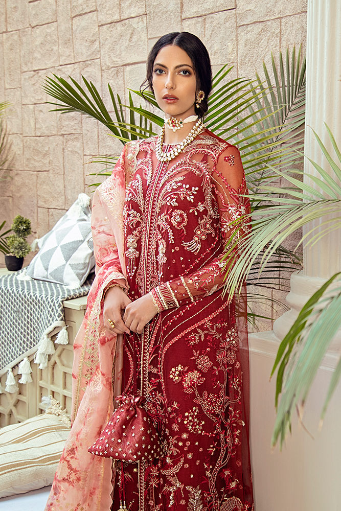 Amaryllis (Unsticthed) | Suffuse by Sana Yasir | Freesia Luxury Edition