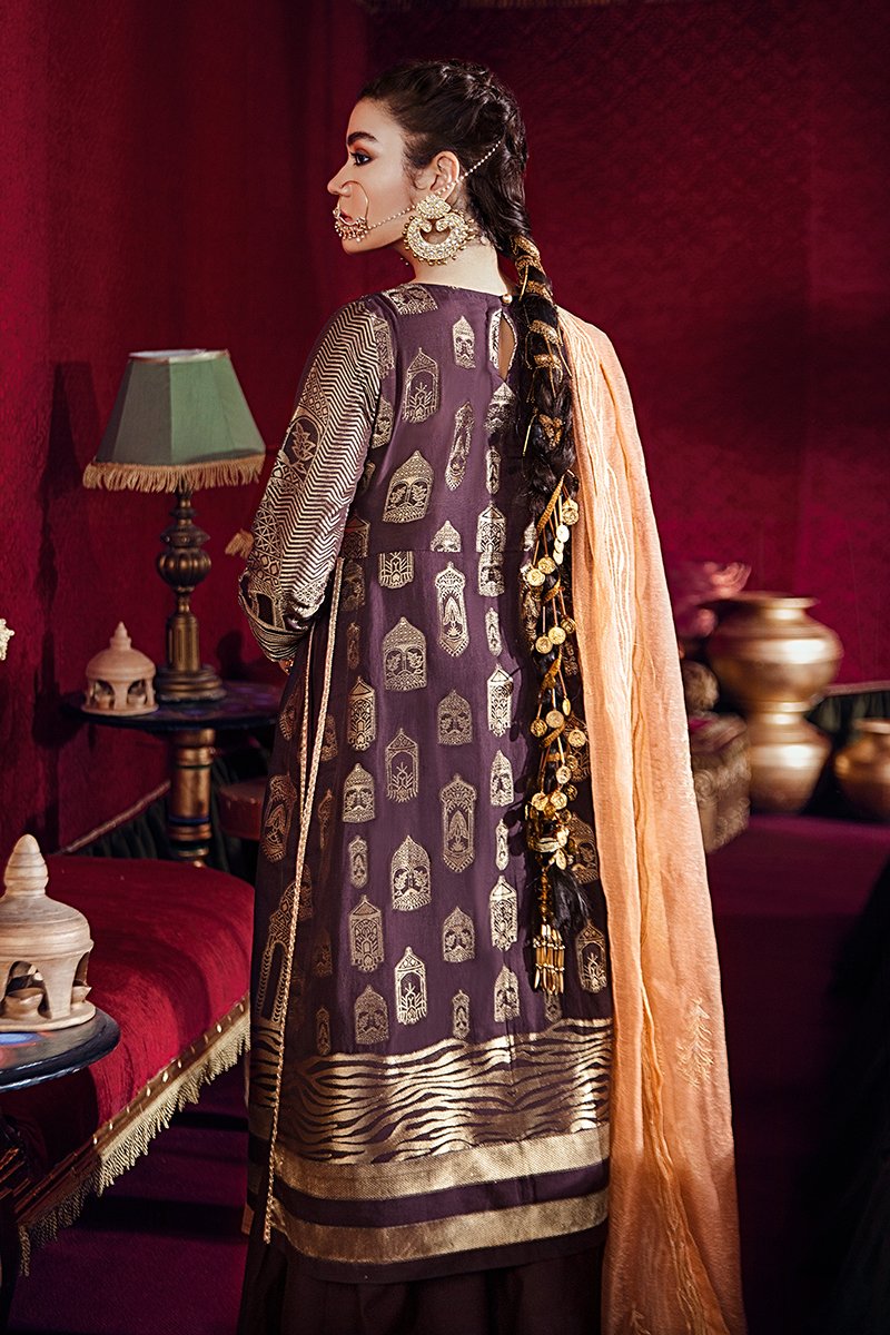 Mohr-e-Virag-B | Cross Stitch | Razia Sultan | Unstitched Luxury Eid Collection'20