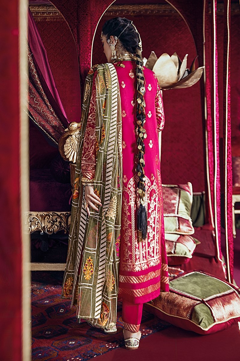 Deewan-e-Khas-A | Cross Stitch | Razia Sultan | Unstitched Luxury Eid Collection'20