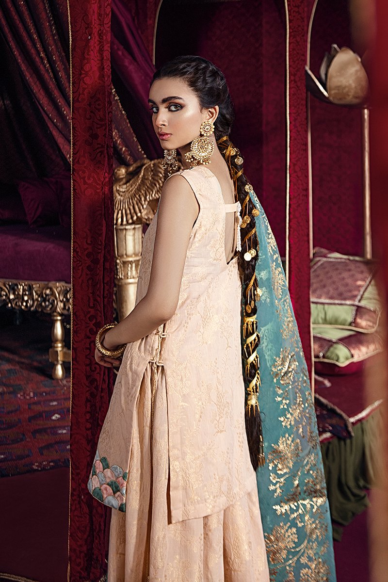 Bustan-e-Gul-A | Cross Stitch | Razia Sultan | Unstitched Luxury Eid Collection'20