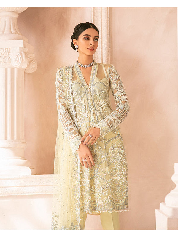 Camellia MG-07 | Embroidered Net 4-Piece Suit | Gulaal | Mirabella Collection 2020