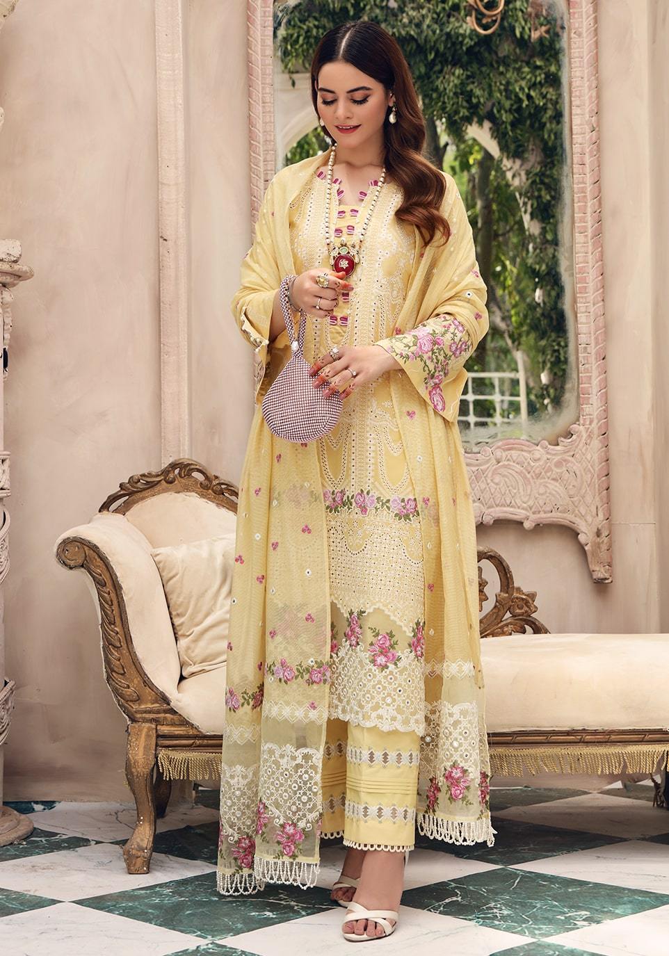 EPF- 2 B Morning Sun | Elaf | Festive Chikankari 2021