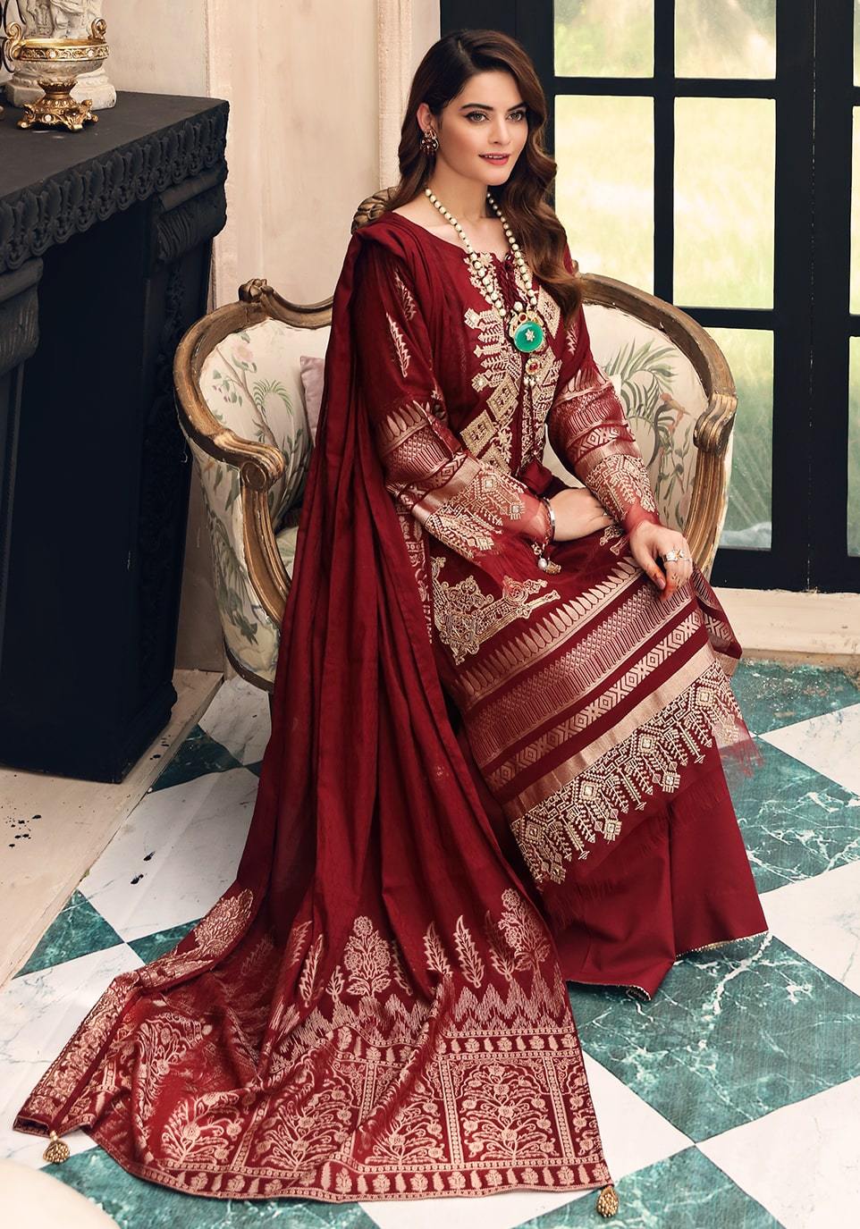 EPF-08 Senoria | Elaf | Festive Chikankari 2021