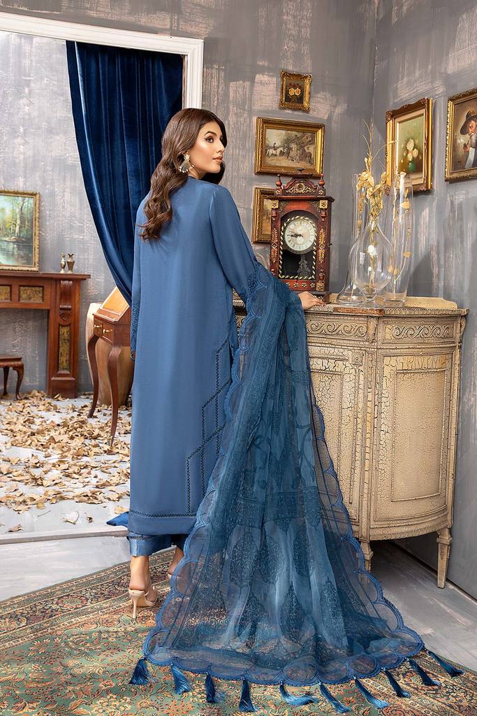 CKR-007 | Charizma | Unstitched Embroidered Viscose Karandi Collection'21