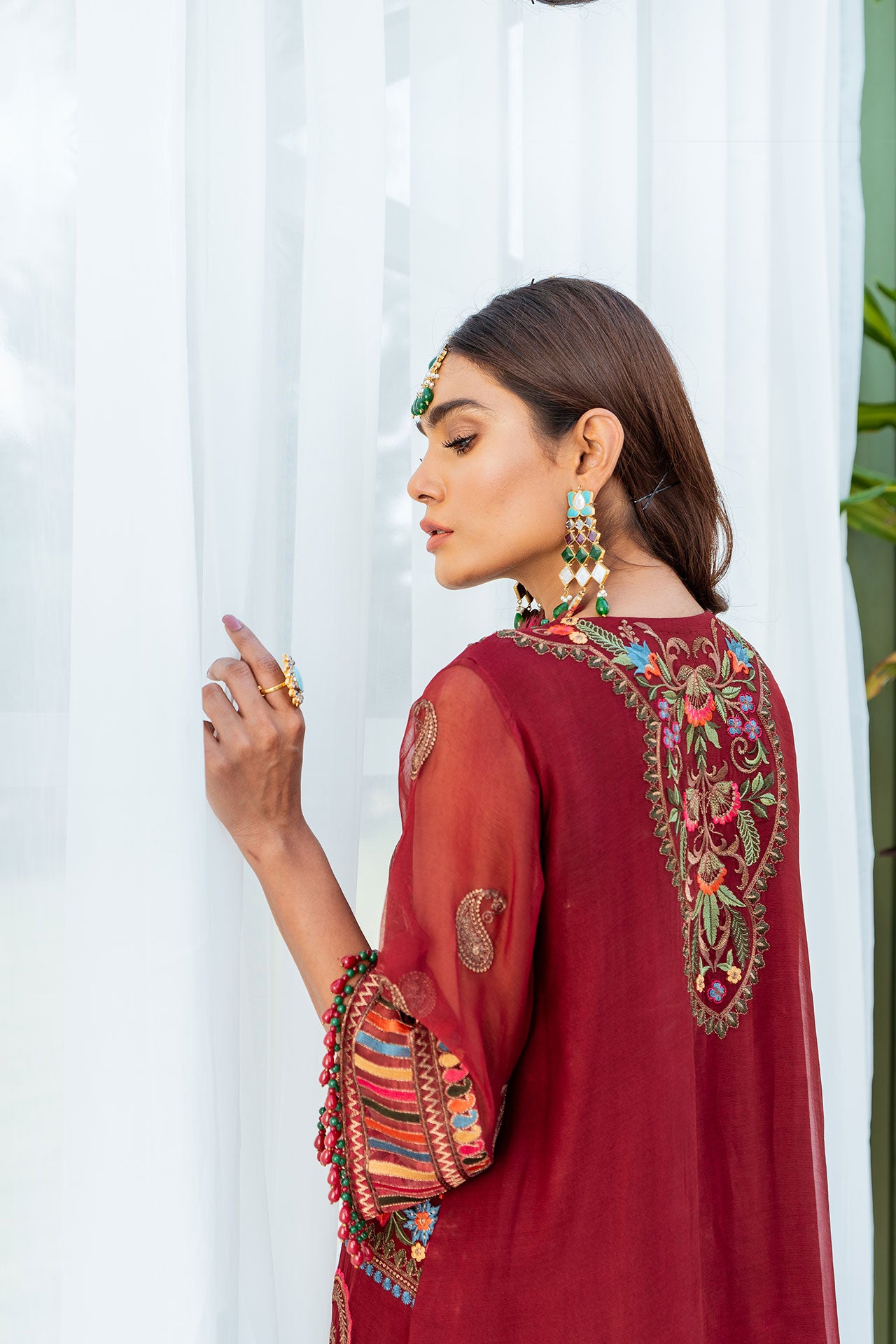 Cardinal Moon | Coir | Alianto Luxury Chiffon Collection Vol-VI