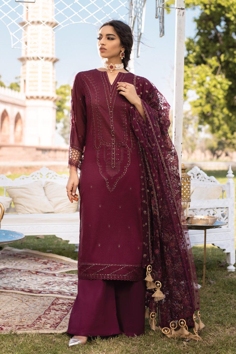 FL-06 AKSAM  (3PC)| Iznik Festive Lawn Collection 2021