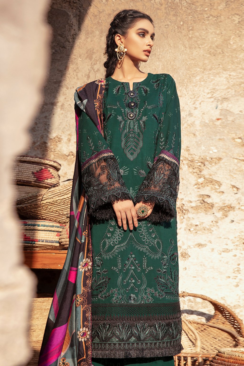 IW20-05 Yara (3PC) | Iznik | Zarsha | Winter Collection'20