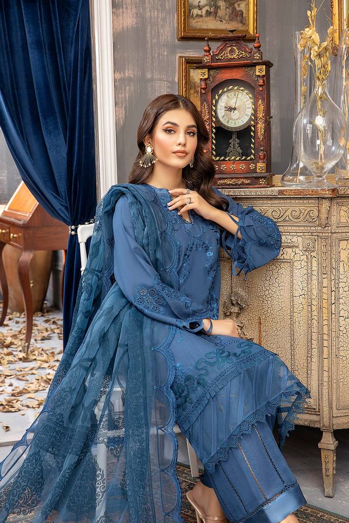 CKR-007 | Charizma | Unstitched Embroidered Viscose Karandi Collection'21