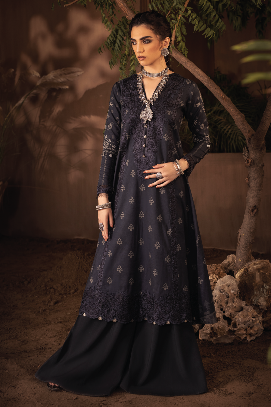 ILC-04 NAZM  - 3PC |  Iznik  | Zarafshan Linen Collection 2021