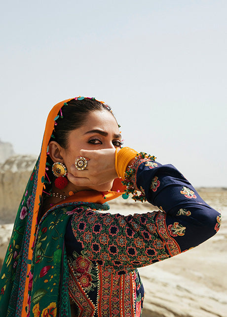 Jatug | Hussain Rehar | Spring Summer Rahgoli Luxury Lawn 2022