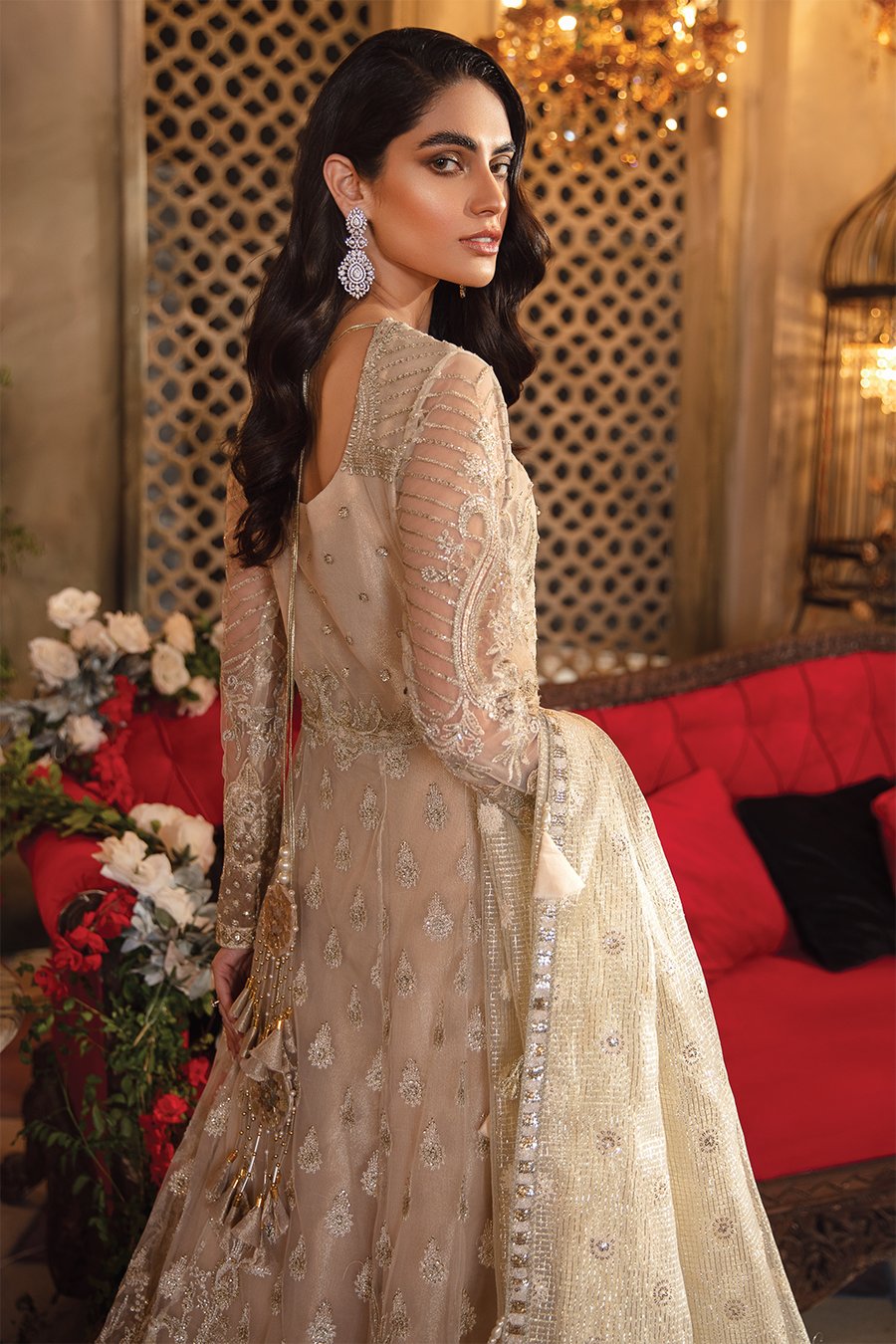 IMC-06 CANDLELIGHT- 3PC | Iznik | Meraki Luxury Chiffon 2021