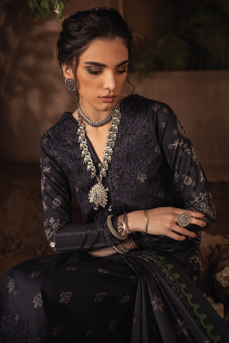 ILC-04 NAZM  - 3PC |  Iznik  | Zarafshan Linen Collection 2021